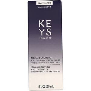 New KEYS Soulcare Truly Becoming Multi-Benefit Peptide Serum 1 oz (30 ml) Sealed